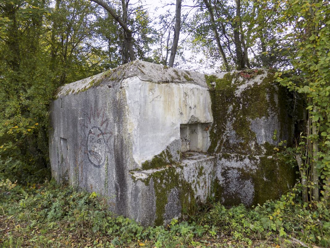 Ligne Maginot - 300 - CANAL DES ARDENNES - (Blockhaus pour arme infanterie) - L'arrière et face droite