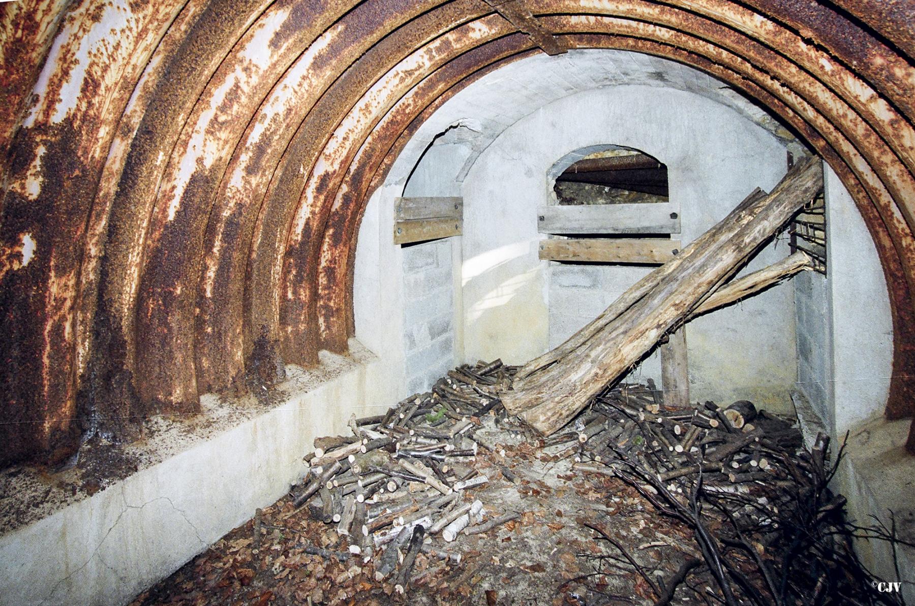 Ligne Maginot - FOND DAGOT (55° DI) - (PC de Secteur) - Le premier bâtiment cote ouest