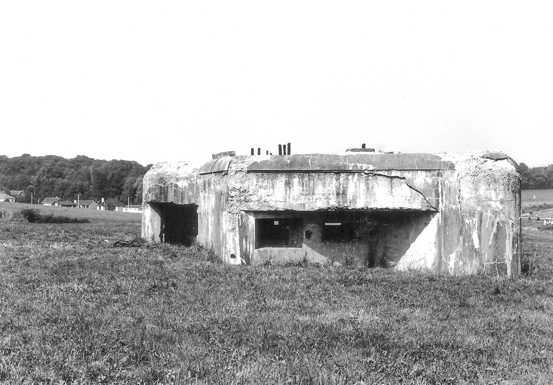 Ligne Maginot - 104 - SEDAN SUD - (Blockhaus lourd type STG / STG-FCR - Double) - Le blockhaus dans les années 1980