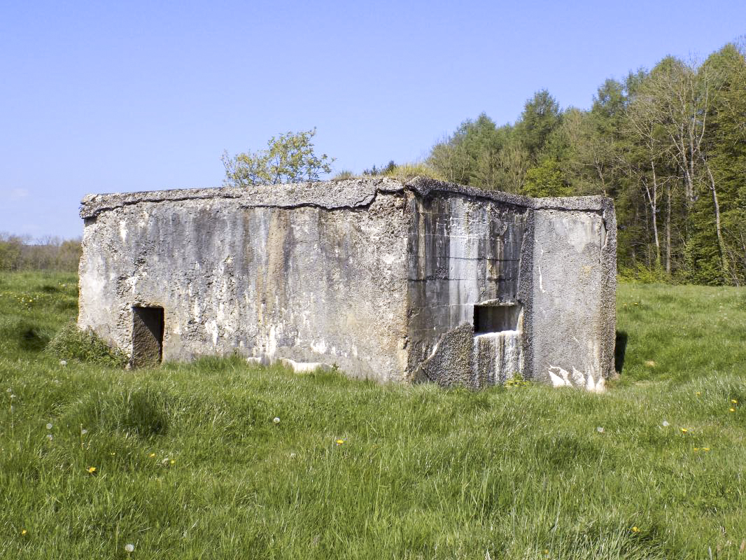 Ligne Maginot - 202 - LA NIVRAGNE EST - (Blockhaus pour canon) - Faces droite et frontale