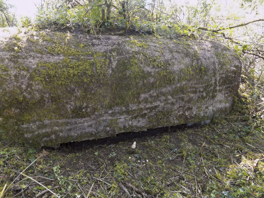 Ligne Maginot - BB305 - LA BOULETTE SUD - (Observatoire d'artillerie) - Face frontale