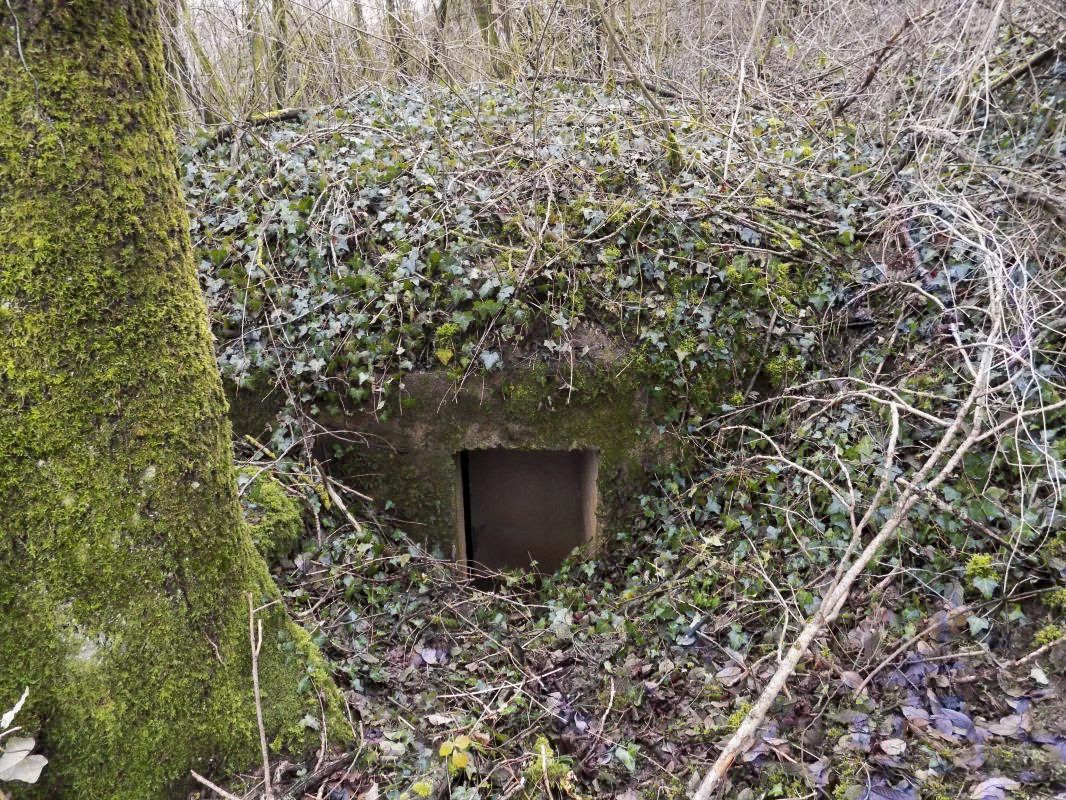 Ligne Maginot - E - CÔTE DU RÛ SUD - (Blockhaus pour arme infanterie) - L'entrée gauche