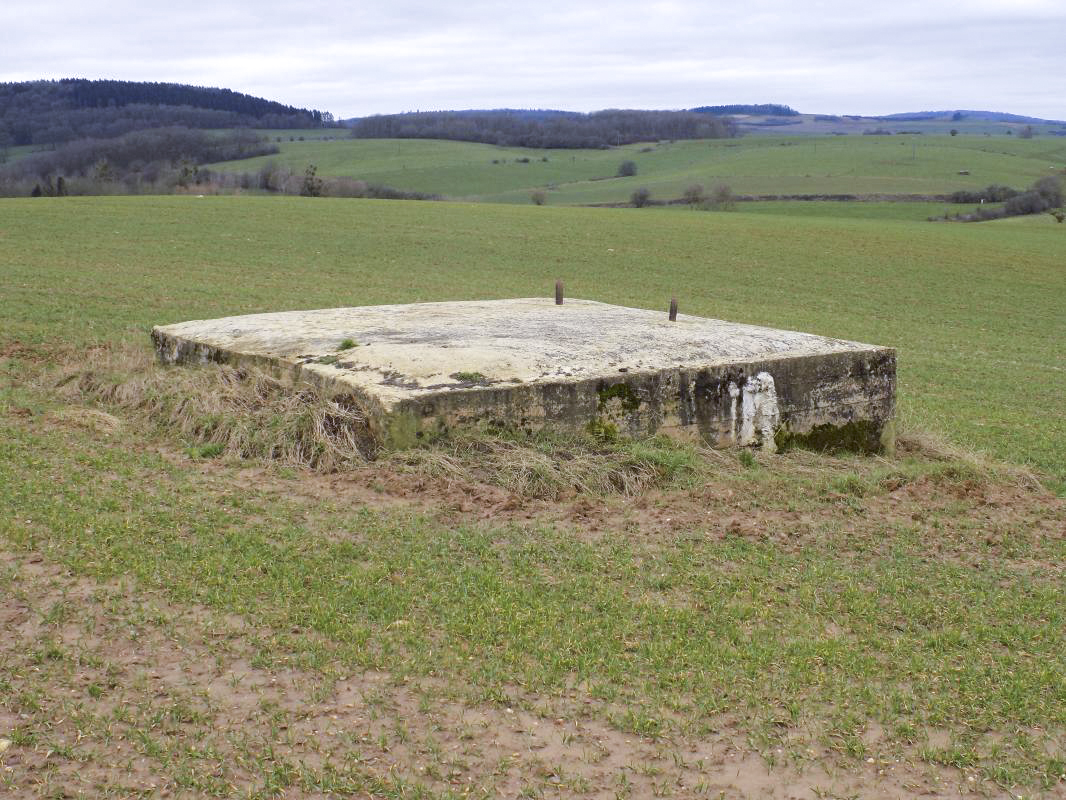 Ligne Maginot - P5 - PORTE DE GARDE - (Blockhaus pour arme infanterie) - Face droite