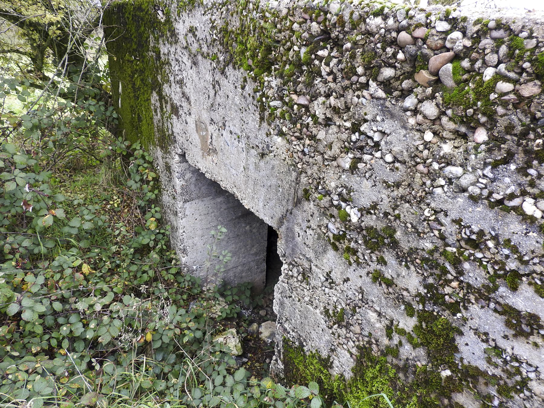 Ligne Maginot - KLINGELBRUNNEN EST - (Blockhaus pour arme infanterie) - L'entrée du blockhaus.