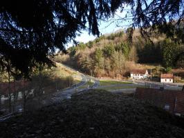 Ligne Maginot - FROHMUEHL OUEST - (Blockhaus pour arme infanterie) - L'axe de tir du blockhaus.