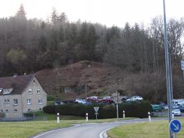 Ligne Maginot - FROHMUEHL OUEST - (Blockhaus pour arme infanterie) - La situation du blockhaus en surplomb du carrefour routier.