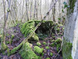 Ligne Maginot - AB32-C - LANDERT NORD - (Blockhaus pour canon) - Les restes d'une annèxe pour FM en maçonnerie.