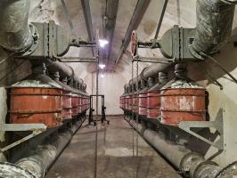 Ligne Maginot - HACKENBERG - A19 - (Ouvrage d'artillerie) - Salle de neutralisation
Filtres au charbon-papier actif (en réalité salle des filtres en provenance de Molvange)