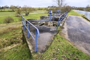 Ligne Maginot - DIGUE DE SARRALBE (VANNES DE VIDANGE) - (Inondation défensive) - Vannes de vidange