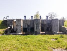 Ligne Maginot - DIGUE DE SARRALBE (VANNES DE VIDANGE) - (Inondation défensive) - La face inondable