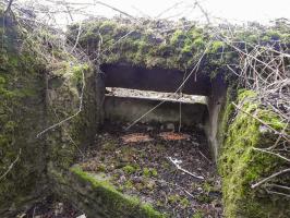 Ligne Maginot - BB25 - HEIMSTOCK EST 6 - MARCELLE - (Blockhaus pour arme infanterie) - Le poste de tir pour FM.