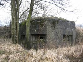 Ligne Maginot - DIEDING 1  (AVANT POSTE) - (Blockhaus pour arme infanterie) - Façade de tir