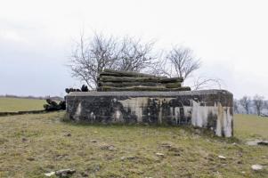 Ligne Maginot - FUERST 2 - (Blockhaus pour arme infanterie) - Façade de tir