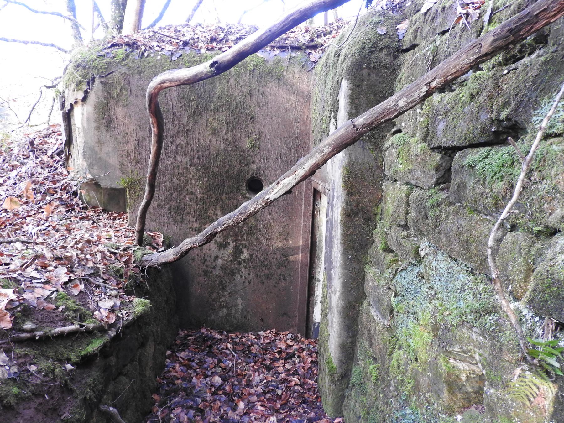 Ligne Maginot - FROHMUEHL SUD - (Blockhaus pour arme infanterie) - L'entrée du blockhaus.