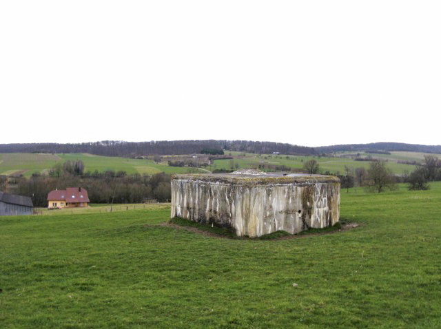 Ligne Maginot - HERBITZHEIM  4 - (Blockhaus pour arme infanterie) - Façade arrière