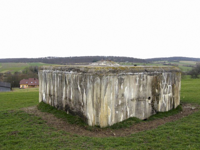 Ligne Maginot - HERBITZHEIM  4 - (Blockhaus pour arme infanterie) - Façade arrière