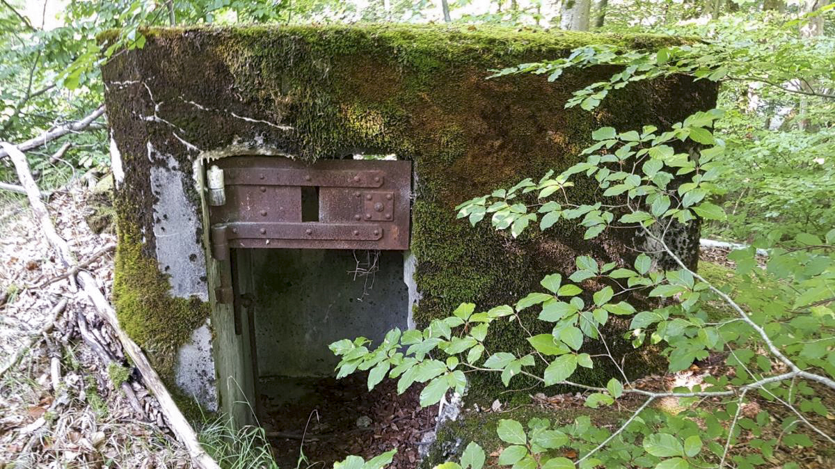 Ligne Maginot - KISSWALD 3 - (Blockhaus pour arme infanterie) - Vue arrière du blockhaus