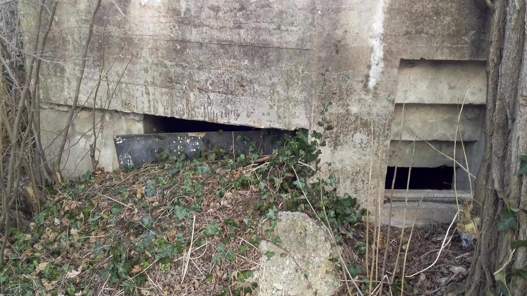 Ligne Maginot - KRAFFT ROUTE - (Poste de Secours) - Entrée bouchée