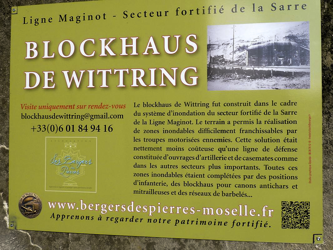 Ligne Maginot - BARRAGE DE WITTRING NORD - (Blockhaus pour arme infanterie) - 