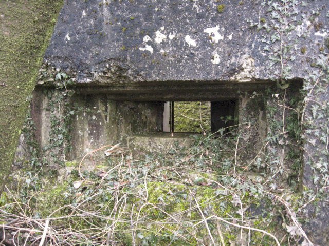 Ligne Maginot - DIEDING 1  (AVANT POSTE) - (Blockhaus pour arme infanterie) - Créneau mitrailleuse