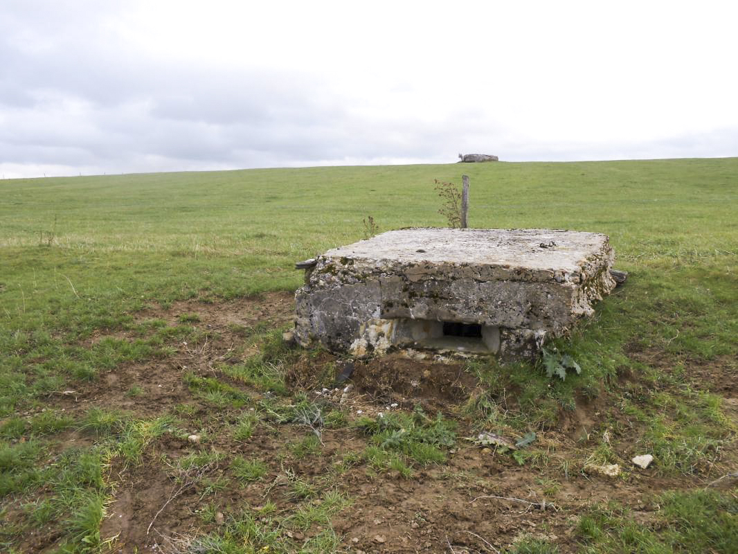 Ligne Maginot - KRITSCHETTERBERG 2 - (Blockhaus pour arme infanterie) - Le blockhaus avec l'observatoire voisin à l'arrière plan