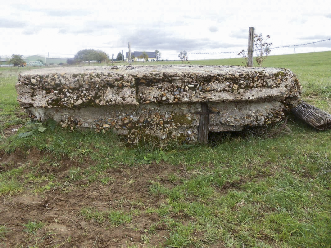 Ligne Maginot - KRITSCHETTERBERG 2 - (Blockhaus pour arme infanterie) - La face ouest (pas de créneau)