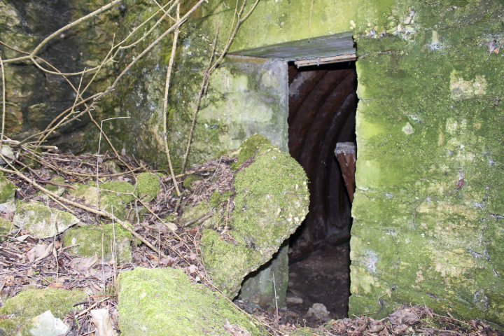 Ligne Maginot - OHLIGMUEHLE (QUARTIER HAUT-POIRIER - II / 133° RIF) - (PC de Quartier) - L'entée de l'abri