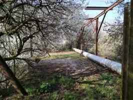 Ligne Maginot - DIGUE de RICHELING - La charpente du barrage