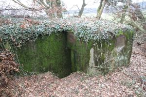 Ligne Maginot - AB1 - (Blockhaus pour canon) - Arrière et entrée