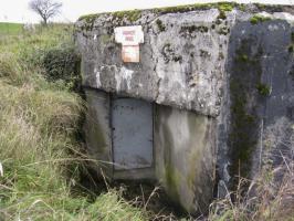 Ligne Maginot - SCHERERSWIESE - (Blockhaus pour arme infanterie) - Façade arrière