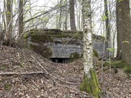 Ligne Maginot - BA104 - ROUTE DE REVIN 1 - (Blockhaus pour canon) - Face frontale créneau droite AC