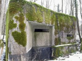 Ligne Maginot - A14 - LE CHARBONNIER - (Blockhaus pour canon) - 