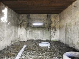 Ligne Maginot - AB337 - EART - (Blockhaus pour canon) - La chambre de tir du blockhaus.