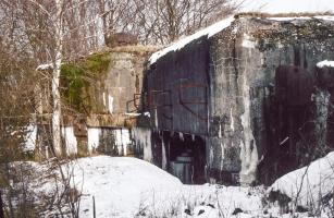 Ligne Maginot - ANZELING - A25 - (Ouvrage d'artillerie) - Bloc 1
La façade du bloc