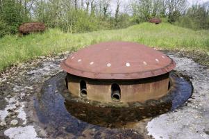 Ligne Maginot - Ouvrage d'artillerie d'ANZELING - Bloc 5
Tourelle de 135 mm