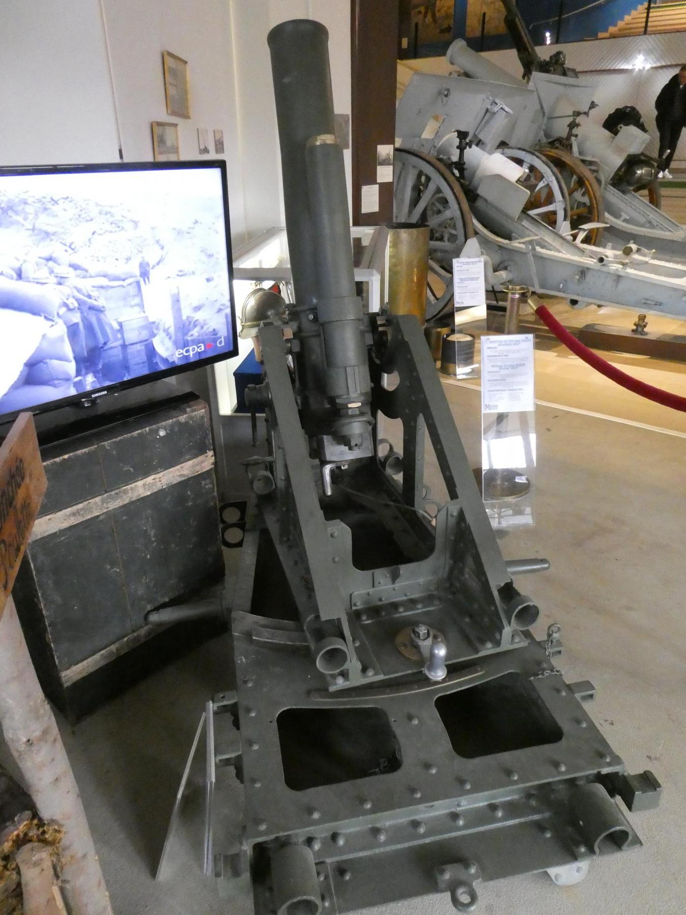 Ligne Maginot - Mortier 150 mle 1917 T Fabry - Musée de l'artillerie Draguignan