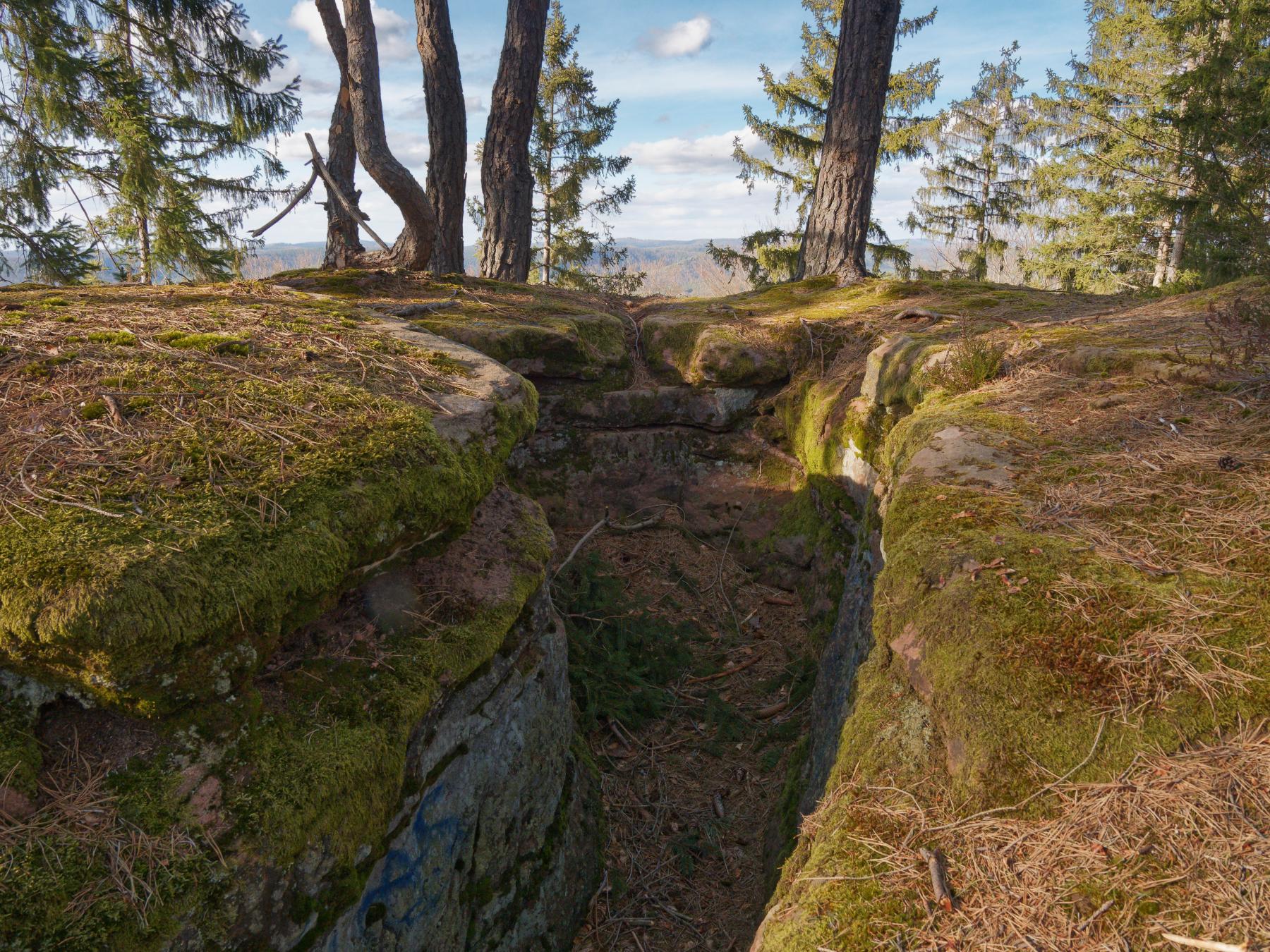 Ligne Maginot - WURZELKOPF - (Observatoire d'artillerie) - Au-dessus de la vue vers Neunhoffen 