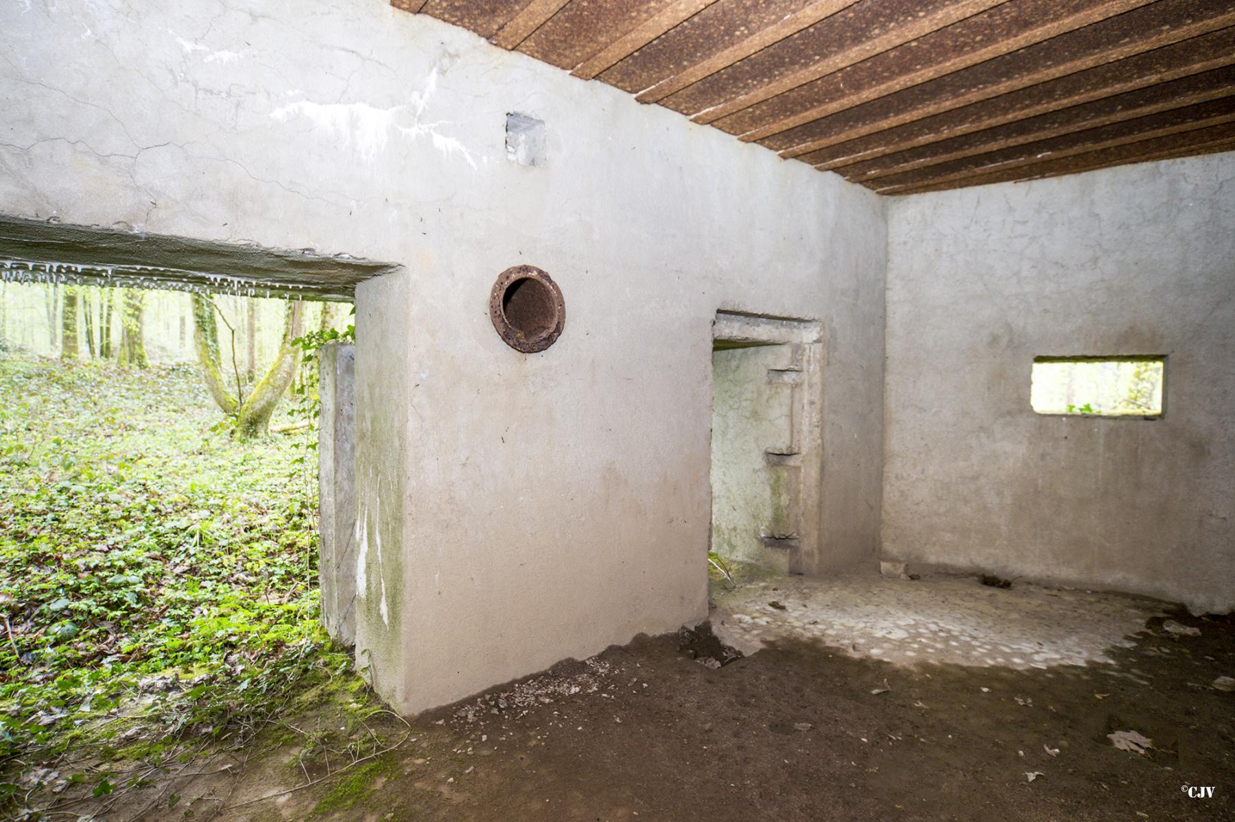 Ligne Maginot - A14 - LE CHARBONNIER - (Blockhaus pour canon) - 