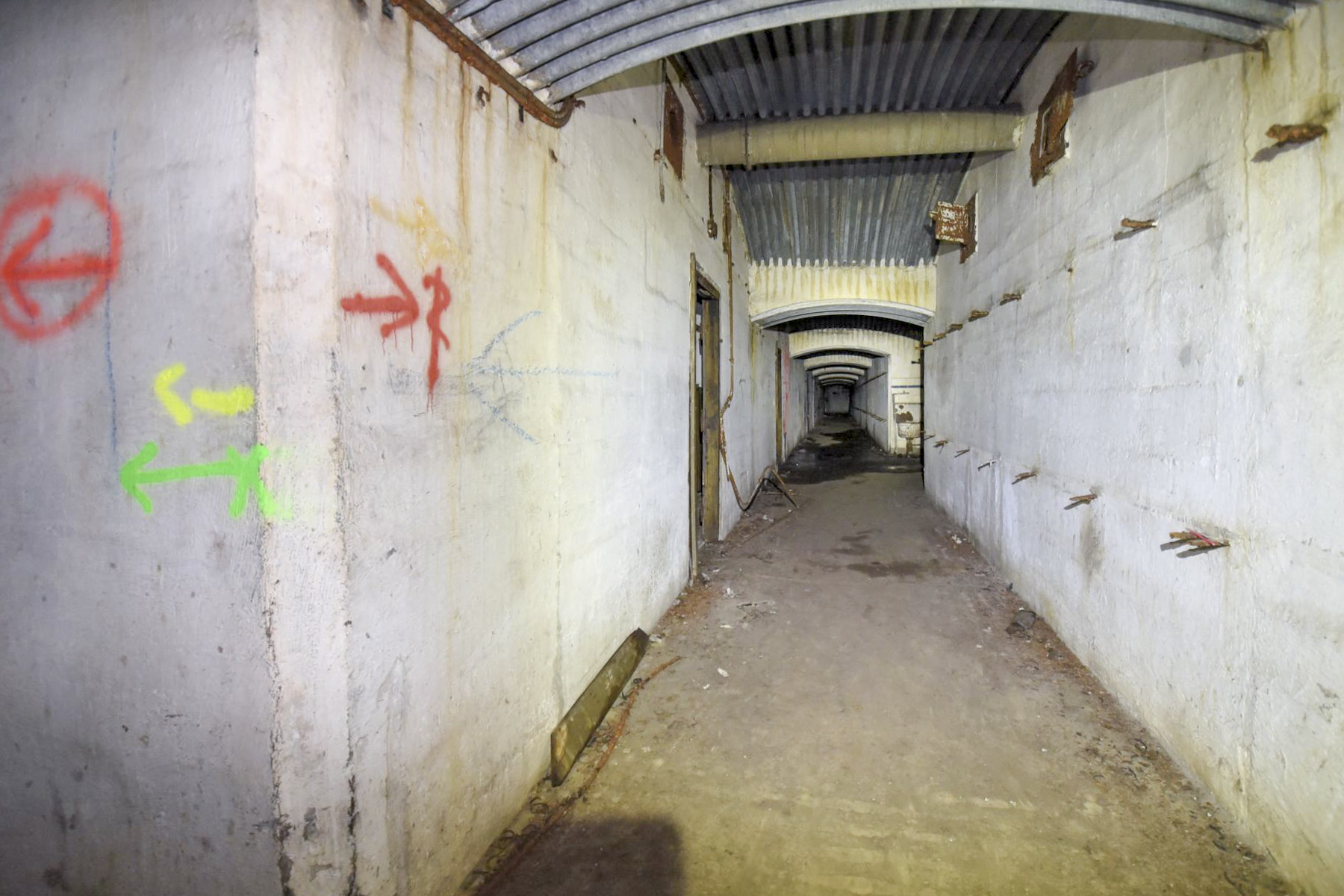 Ligne Maginot - KOENIGSMACKER (FESTE DE) - (Ouvrage d'artillerie) - Caserne A
Couloir