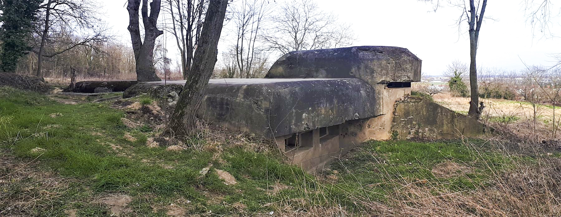 Ligne Maginot - FORT FOCH - (Abri) - Vue d'ensemble de la partie active et de l'observatoire