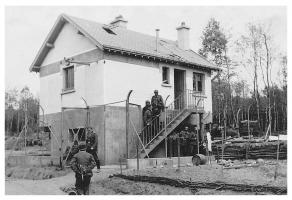 Ligne Maginot - MF17 - T - MESSINCOURT - (Poste GRM - Maison Forte) - La maison forte lors du passage des allemands