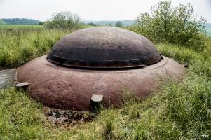 Ligne Maginot - Ouvrage d'artillerie d'ANZELING - Bloc 9
Tourelle pour arme mixte et mortier de 50