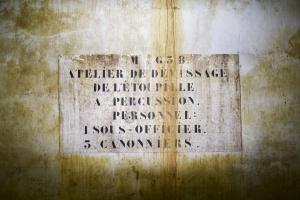 Ligne Maginot - FORT JEANNE D'ARC (3° ARMEE) - (PC de Région Fortifiée) - Batterie droite pour canons de 10 cm