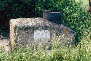 Ligne Maginot - FERME BRANDSTUDEN - (Observatoire d'infanterie) - La guérite type OD85 enchâssée dans son massif bétonné