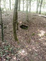 Ligne Maginot - LA VIGNETTE - (Chambre de coupure) - Vue générale de la chambre de coupure depuis le haut du talus..