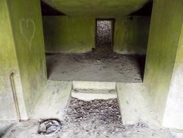 Ligne Maginot - A56 - BOUT D'EN HAUT - (Casemate d'infanterie - Double) - Vue de l'entrée AC vers l’intérieur