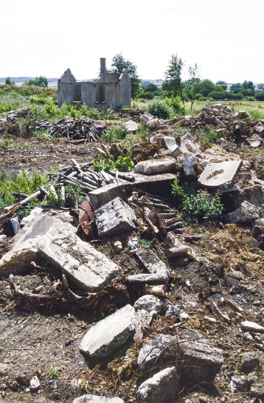 Ligne Maginot - TETING SUD  - (Casernement) - La destruction