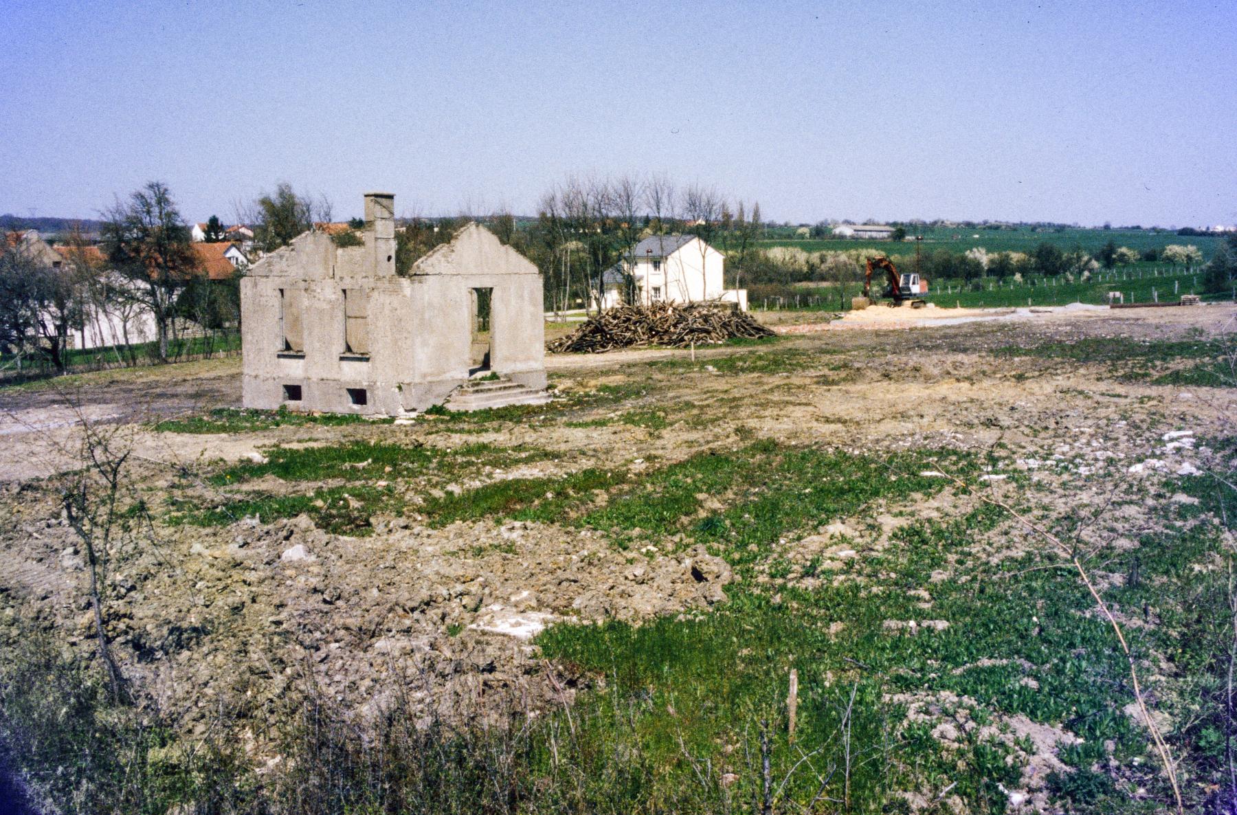 Ligne Maginot - TETING SUD  - (Casernement) - Terrain nettoyé