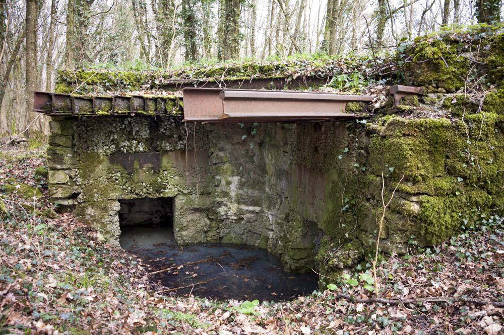 Ligne Maginot - BOIS DE TETING 3 - (Blockhaus pour arme infanterie) - Façade arrière