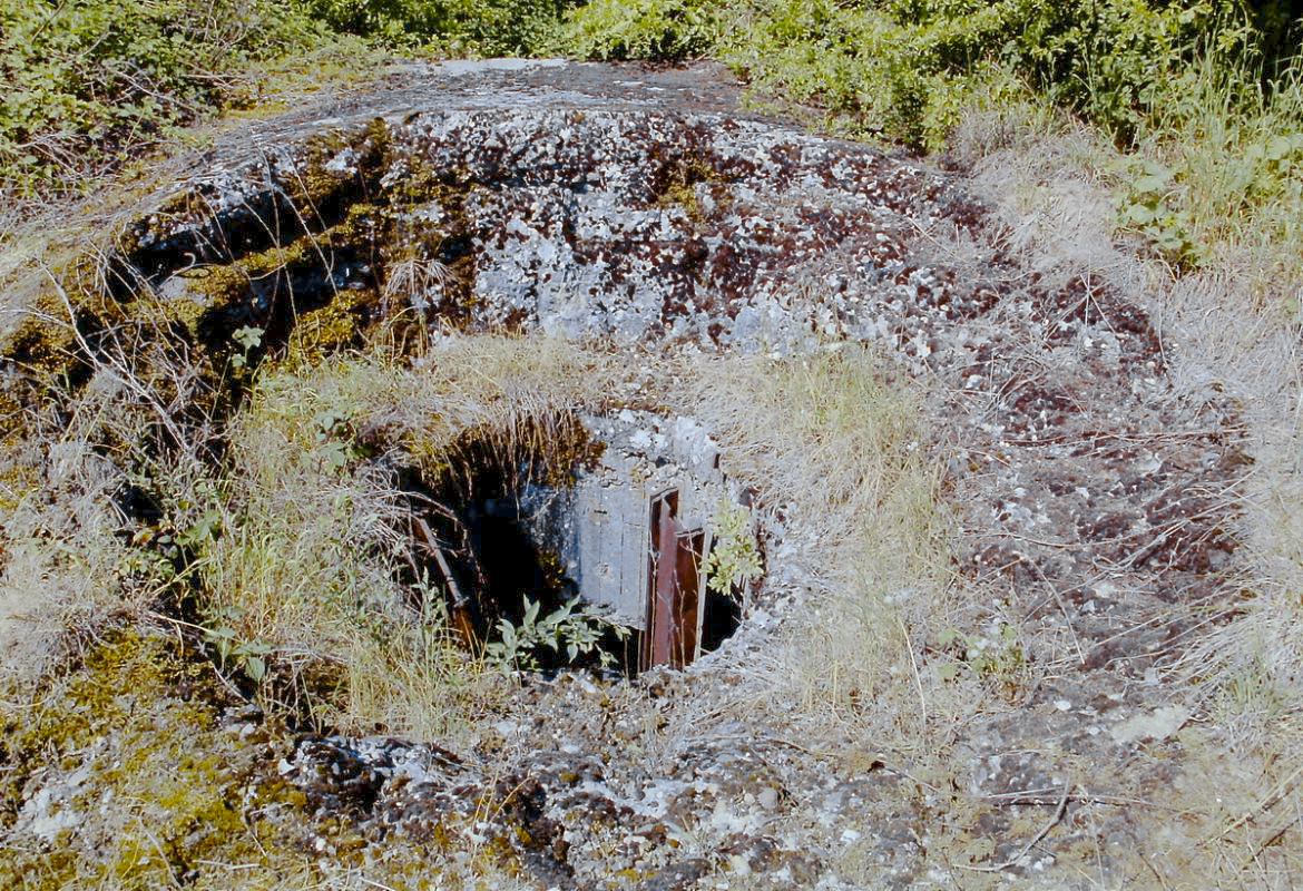 Ligne Maginot - Ao3 - CALVAIRE (Observatoire d'artillerie) - L'emplacement de la cloche observatoire